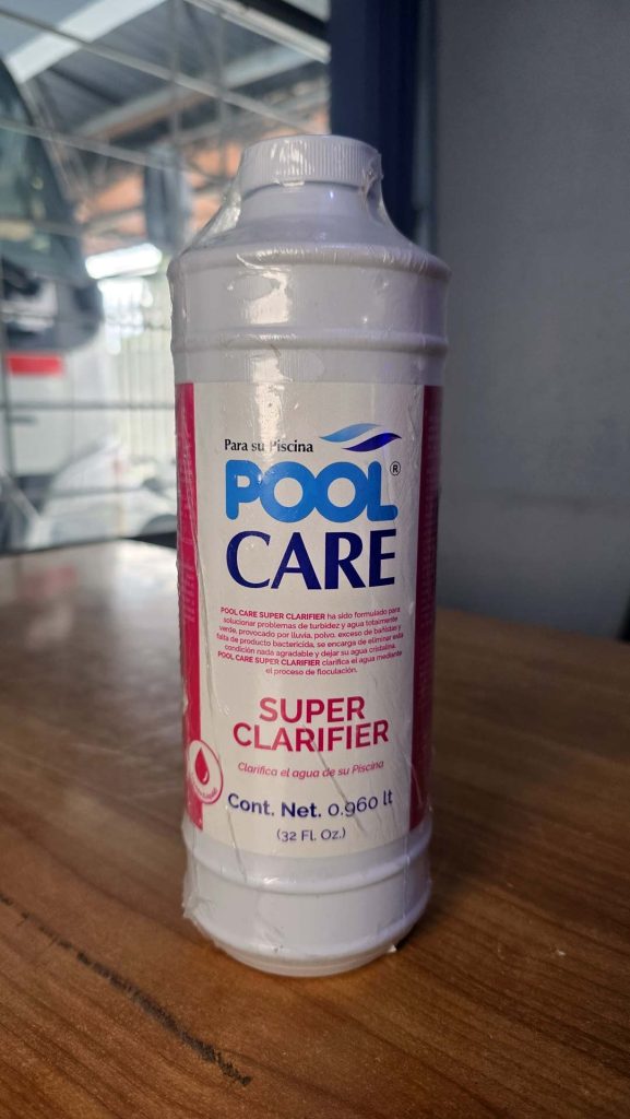Pool Care Super Clarifier — Su Piscina, Costa Rica